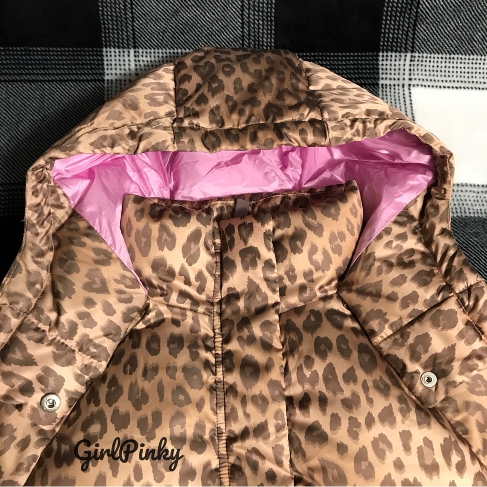 PINK Victoria's Secret Leopard Print Marshmallow Puffer Jacket NEW XS-XXL - Picture 5 of 14